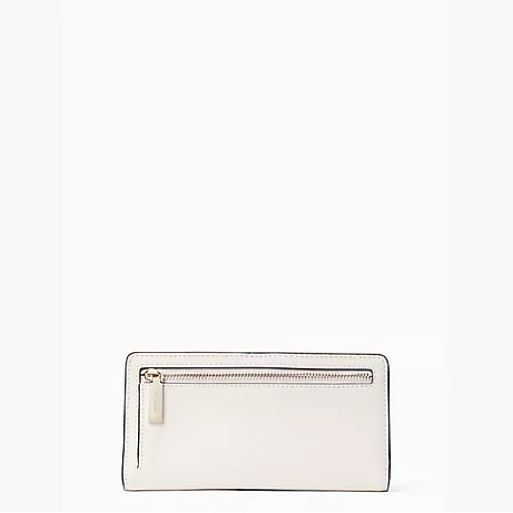 NWT Kate Spade Darcy Large Slim Bifold Leather Embellished Wallet - Picture 5 of 9